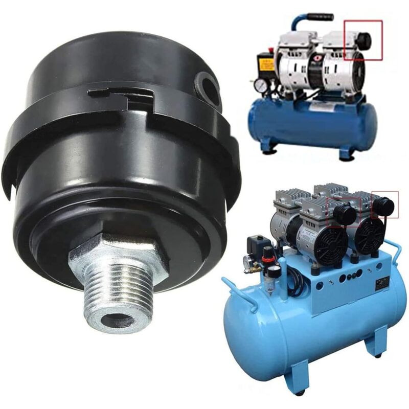 2 Pieces Air Filter Silencer, Air Compressor Filter Silencer, 3/8\