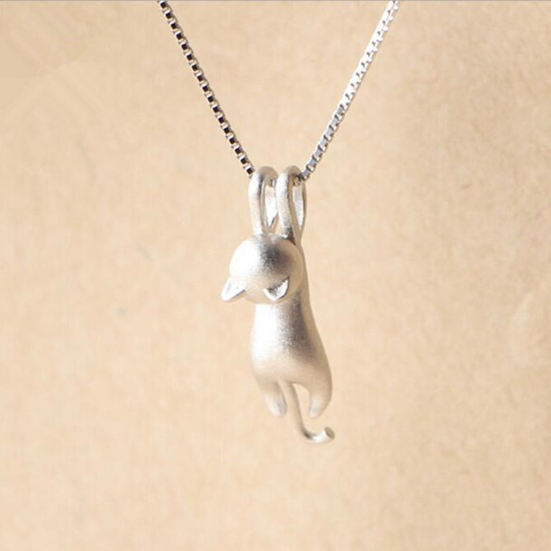 Cat Necklace Sterling Silver Jewelry for Women and Girls - Image 4