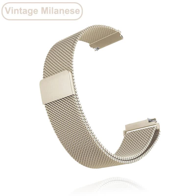 Garmin Vivoactive 3 4 4s Venu 2 2s SQ Forerunner 645 Watch Band 18mm 20mm 22mm Metal Bracelet Silicone Nylon Wristband - Image 1