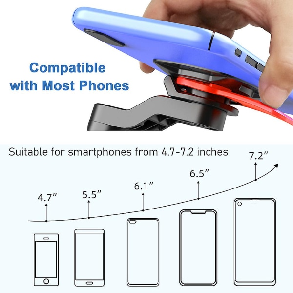Quad Lock Out Front Bike Mount Twist Lock Mountain Bike Cradle Compatible withSamsung Xiaomi - Image 3