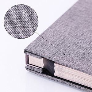 Self-Adhesive Photo Album 27 * 28 cm Scrapbook Album 40 Double-Sided Pages Linen Hardcover DIY Anniversary Memory Book for Baby - Image 3
