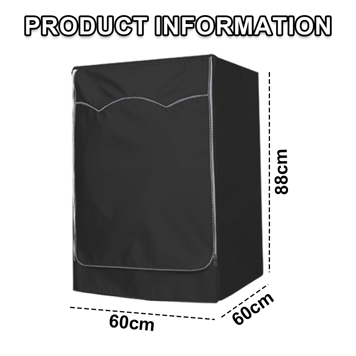 Waterproof Washer Dryer Cover Compatible with Most Washing Machines - Image 2