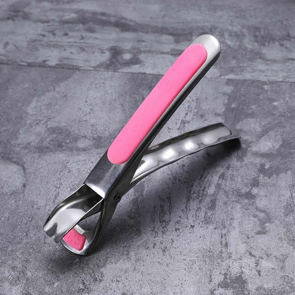 2pcs Air Fryer Camping Tools Anti-scald Tongs Pan Gripper Pot Clip Bowl Clip Black - Image 3