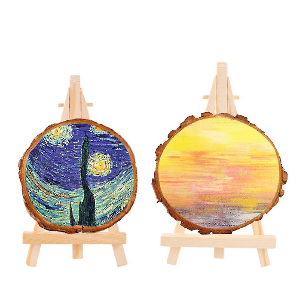 10 pcs Mini Easels 9x16 cm Wooden Display Stands Compatible with Photo Memo Place Card Holder - Image 3
