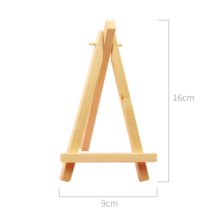 10 pcs Mini Easels 9x16 cm Wooden Display Stands Compatible with Photo Memo Place Card Holder - Image 5