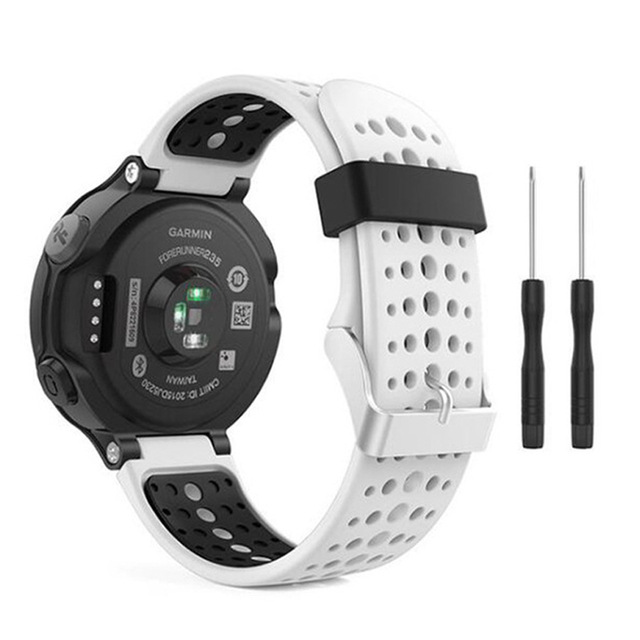 Garmin Forerunner 235/235Lite Watch Band Soft Silicone Replacement Strap for Garmin Forerunner 235/220/230/620/630/735 Smartwatch - Image 1