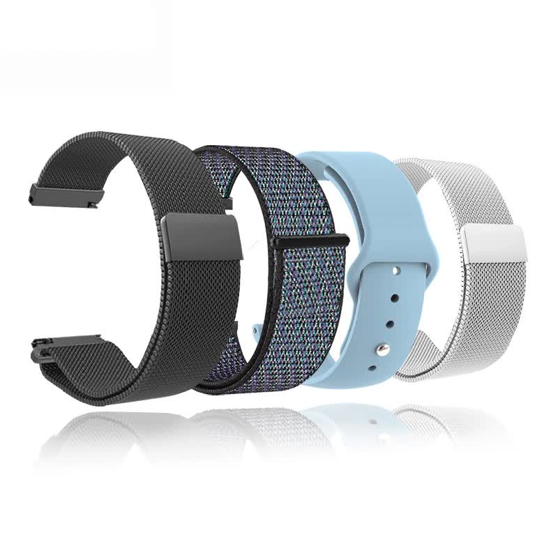 Pink Silicone 22mm Watchband Compatible with Garmin Venu 2S Vivoactive 3 4S 4 Forerunner 245 645 Galaxy Watch 4 Classic 42 46mm 18mm 20mm - Image 2