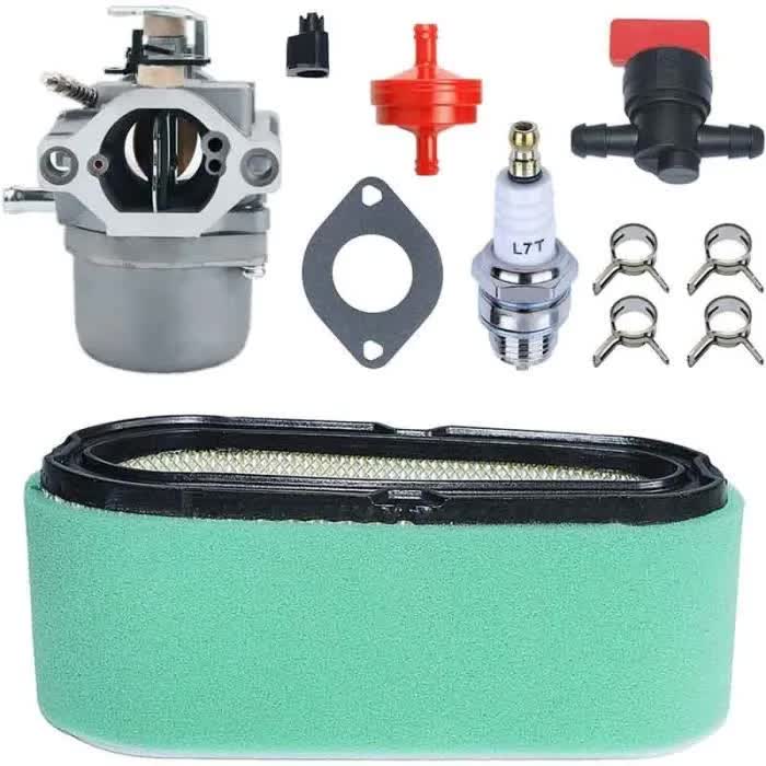 Briggs and Stratton Air Filter and Carburetor Kit Compatible with Models 699831 799226 496894 498027 284707 286707 799728 - Image 1