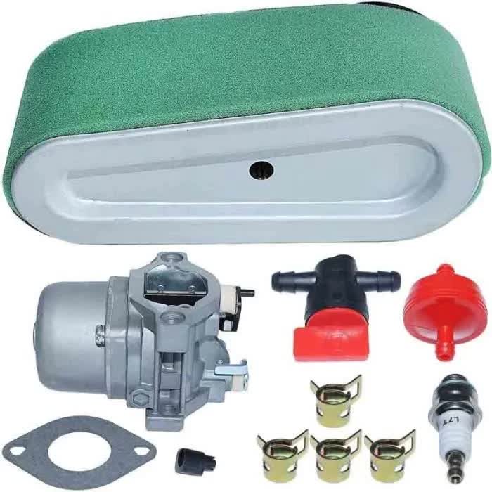 Briggs and Stratton Air Filter and Carburetor Kit Compatible with Models 699831 799226 496894 498027 284707 286707 799728 - Image 3