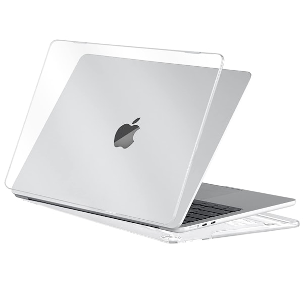 Case compatible with NEW MacBook Air 13.6 inch M2 A2681, 2022 release, ultra-thin smooth hard shell protective case, crystal clear - Image 1