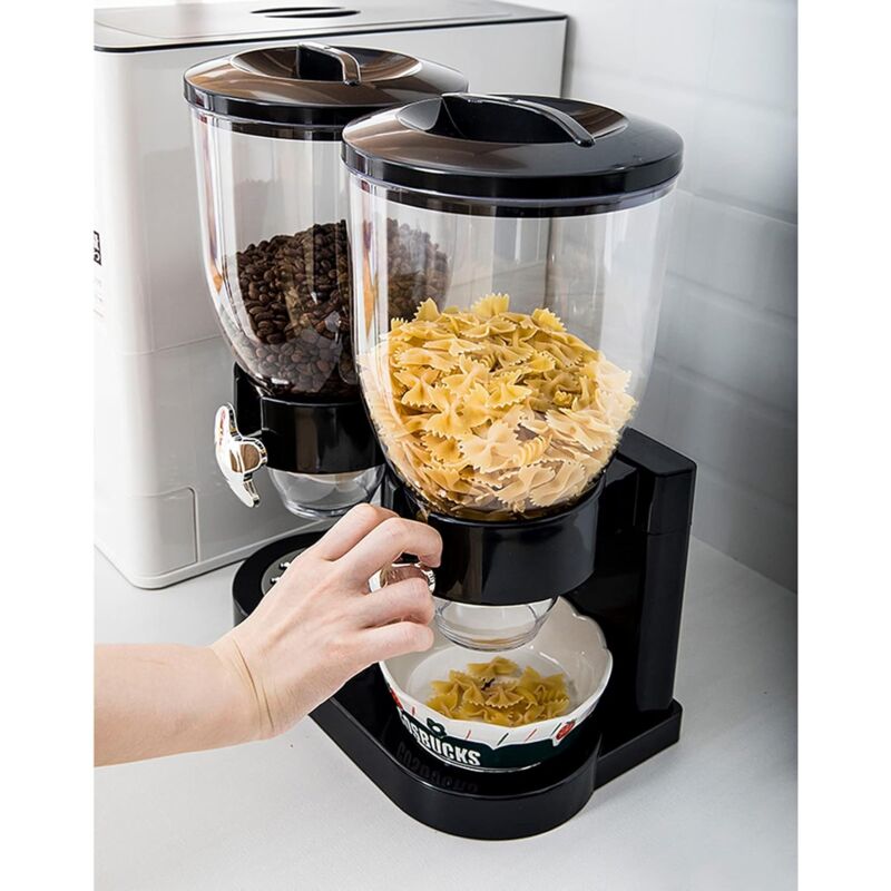 Double Cereal Container for Cornflakes Storage - Image 2