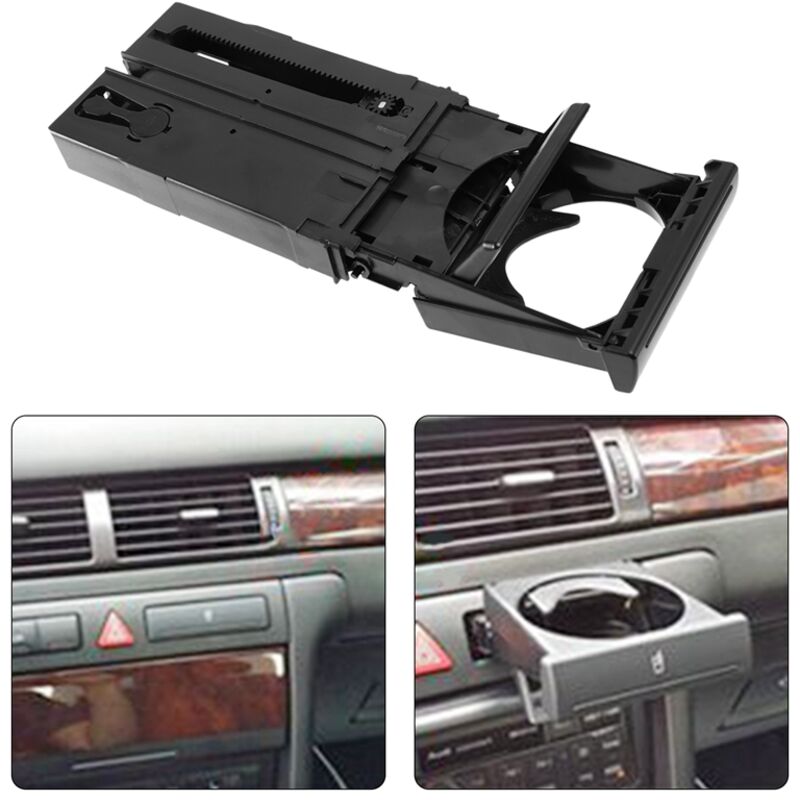 Compatible with Audi A6 C5 1998-2005 A4 1998-2002 Retractable Folding Cup Holder 4B0862534D - Image 2