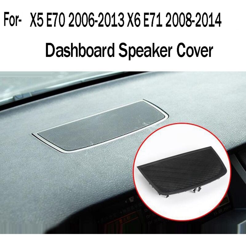Dashboard Speaker Grille Compatible with BMW X5 E70 2006-2013 X6 E71 2008-2014 Part 51457161796 - Image 2