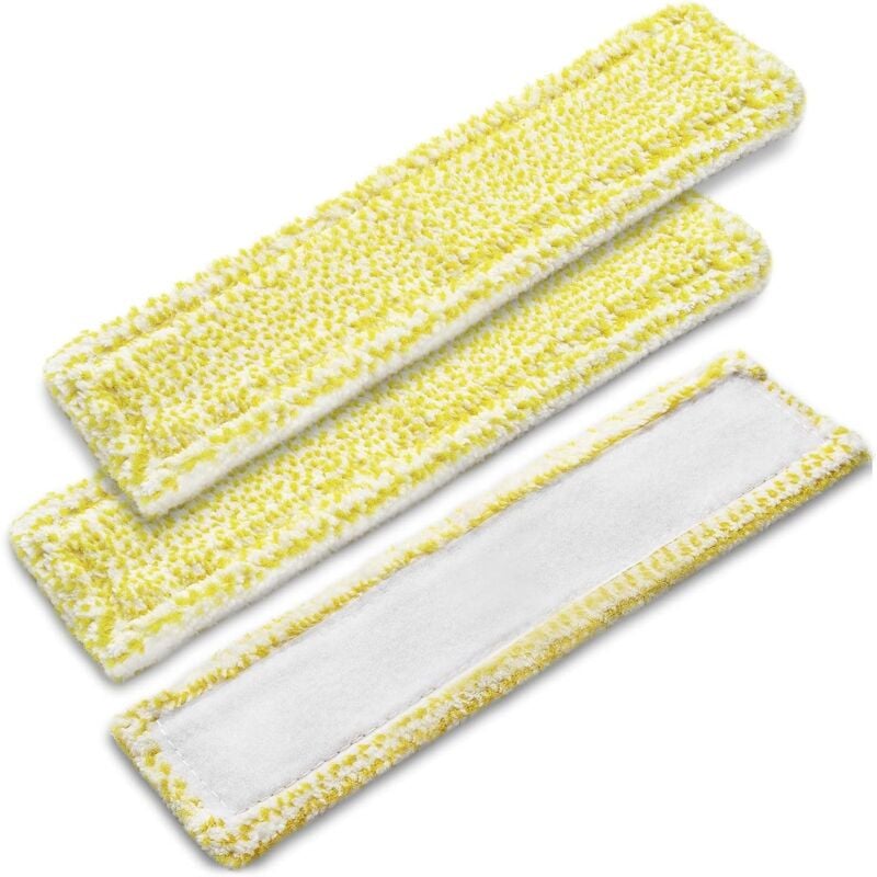 Kärcher WV2 WV5 Premium Plus Window Cleaner Replacement Microfiber Pads 3 Pack - Image 1