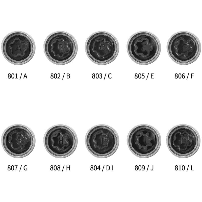 Security Wheel Nut Wrench 17mm for Audi A6 A3 A4 A5 TT - Image 2
