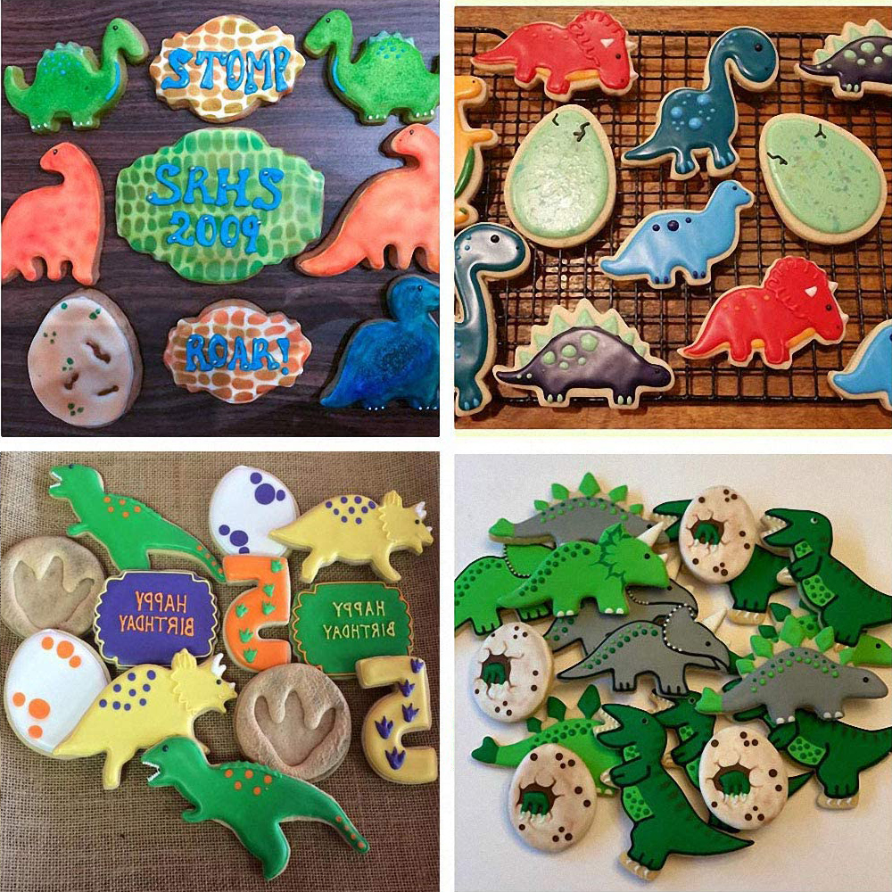 Dinosaur Cake Mold for Kids Baking with Fondant - Image 6