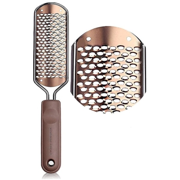 Professional Stainless Steel Pedicure Foot File Hard Skin Remover Large Foot Rasp Colossal Wet and Dry Feet Scrub - Image 1
