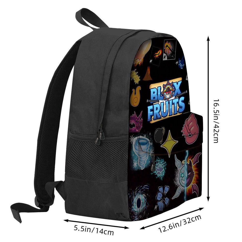 Roblox Blox Fruit Backpack Large Capacity Polyester School Bag for Children - Image 2