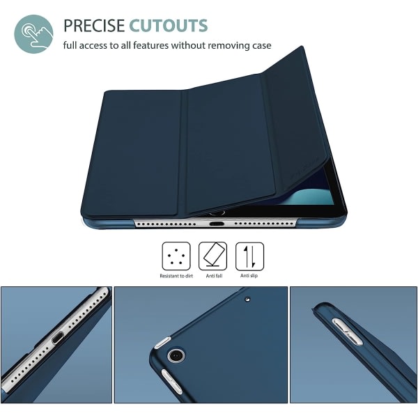 ProCase iPad 10.2 Case iPad 9th generation, hard back Blue - Image 3