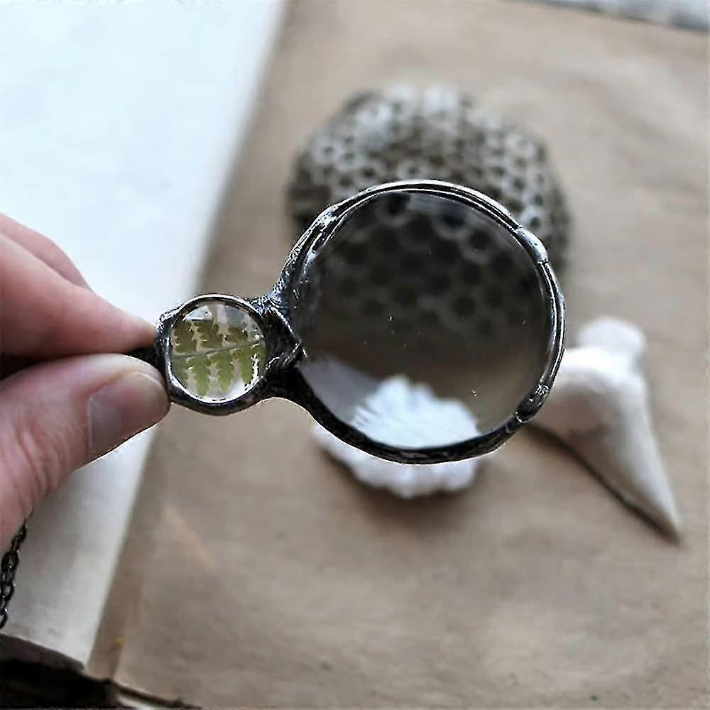 Magnifying Glass Necklace for Reading, Elderly Gift, Book Accessory green - Image 5
