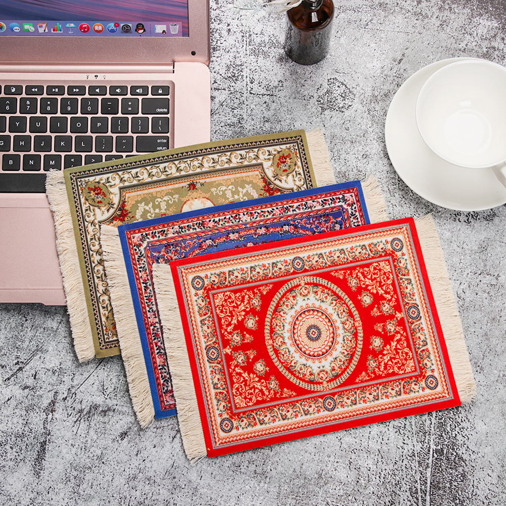 Carpet Mouse Pad Oriental Persian Carpet Computer Mouse Pad for Table Decoration - Image 4