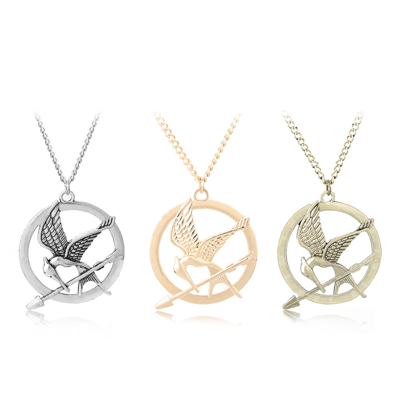 Hunger Games Mockingjay Necklace Set of 3 - Image 1