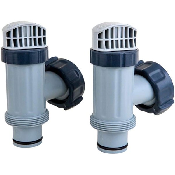 Intex 2-pack above ground valve with piston, gaskets and nuts - Image 1