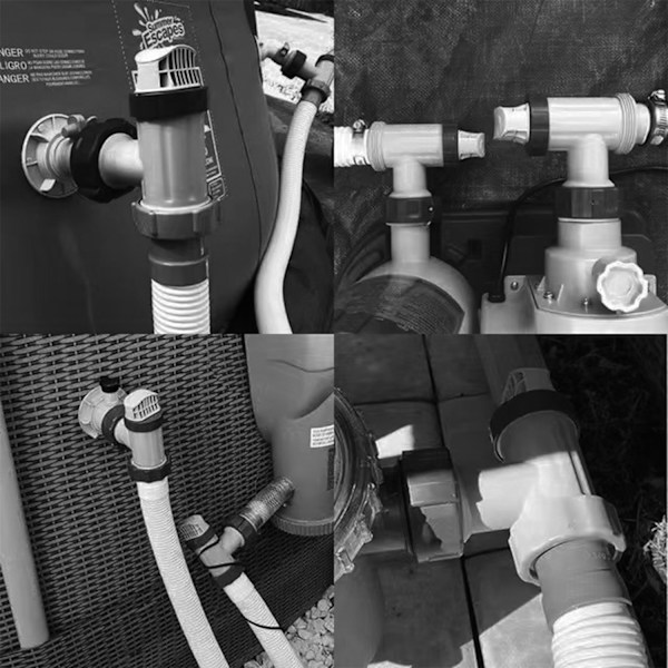 Intex 2-pack above ground valve with piston, gaskets and nuts - Image 4