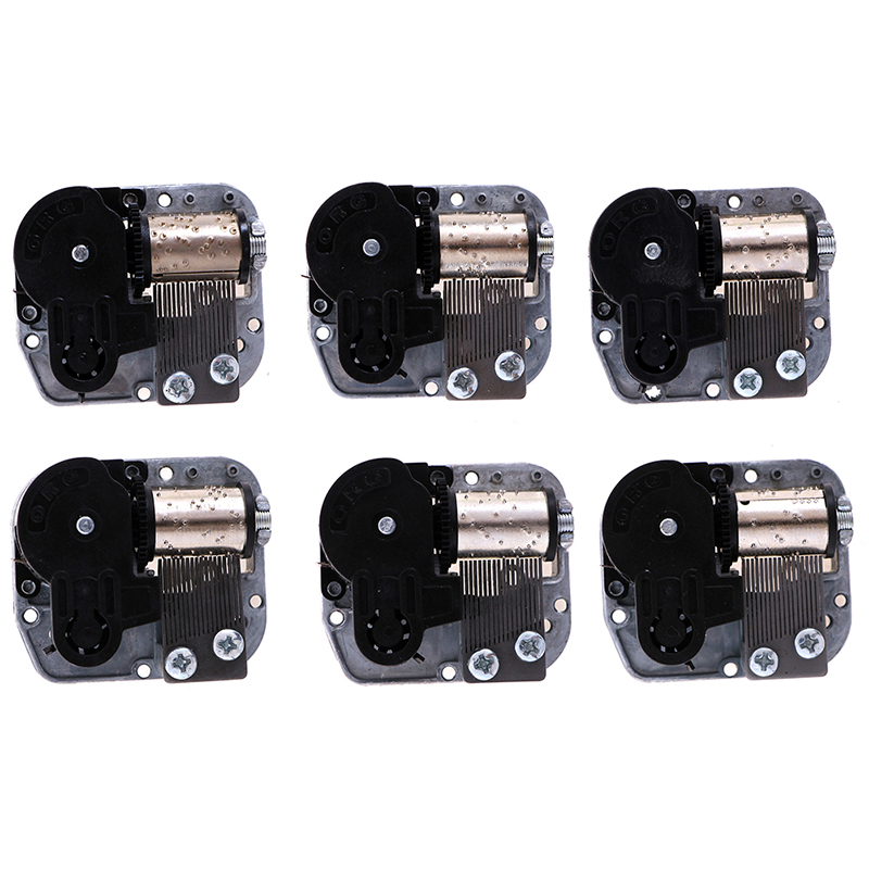 Mechanical DIY Music Box Sankyo Musical Movement + Screws + Blac Black A2;Swan Lake - Image 2