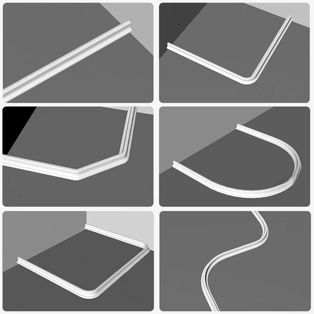Shower Threshold Water Barrier Self-Adhesive Strip 2m Black - Image 6