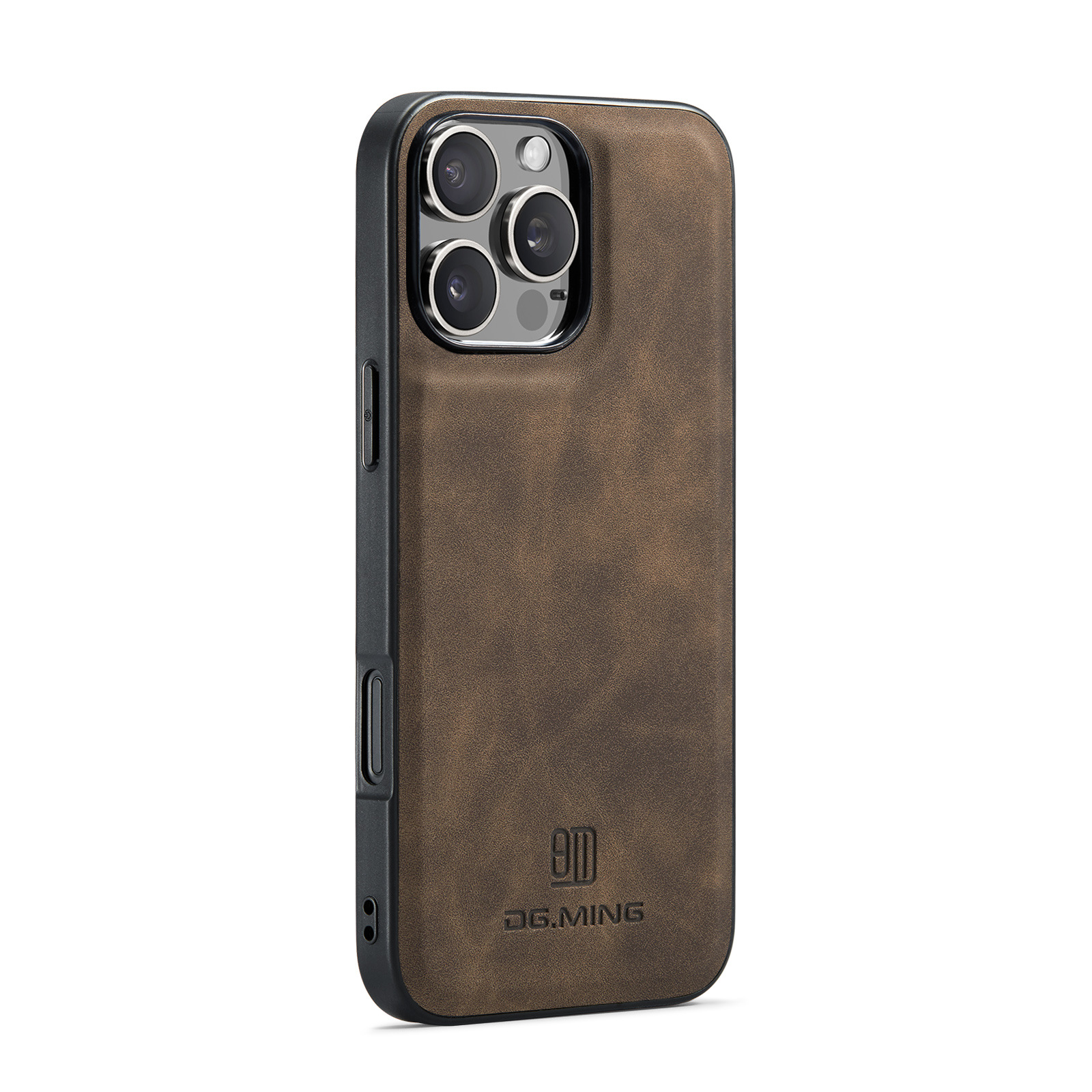 Magnetic iPhone 16 Pro Case with Card Pocket Compatible with iPhone 16 Pro Coffee Color - Image 8