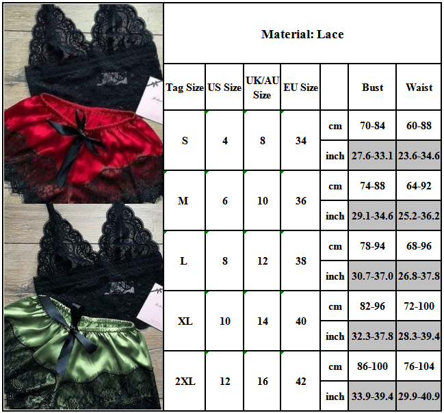 Sexy Transparent Pajamas for Women Dark Green XL, Stylish Strap Costume - Image 3