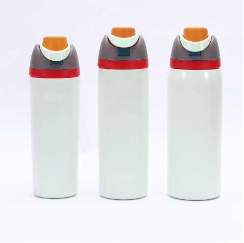 Insulated Stainless Steel Water Bottle with Straw,Egg Green & 24 oz, BPA-Free, for Travel, Sports, Outdoors - Image 1