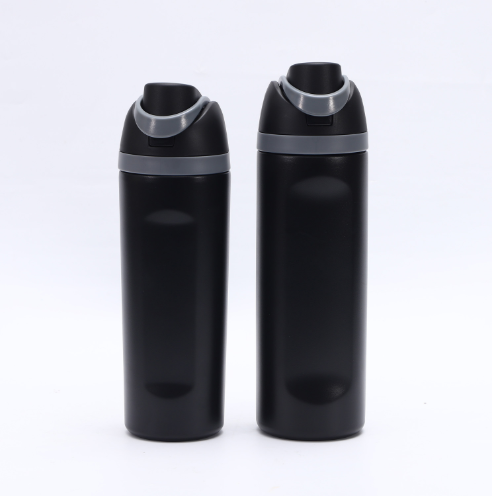 Insulated Stainless Steel Water Bottle with Straw,black & 24 oz, BPA-Free, for Travel, Sports, Outdoors - Image 2