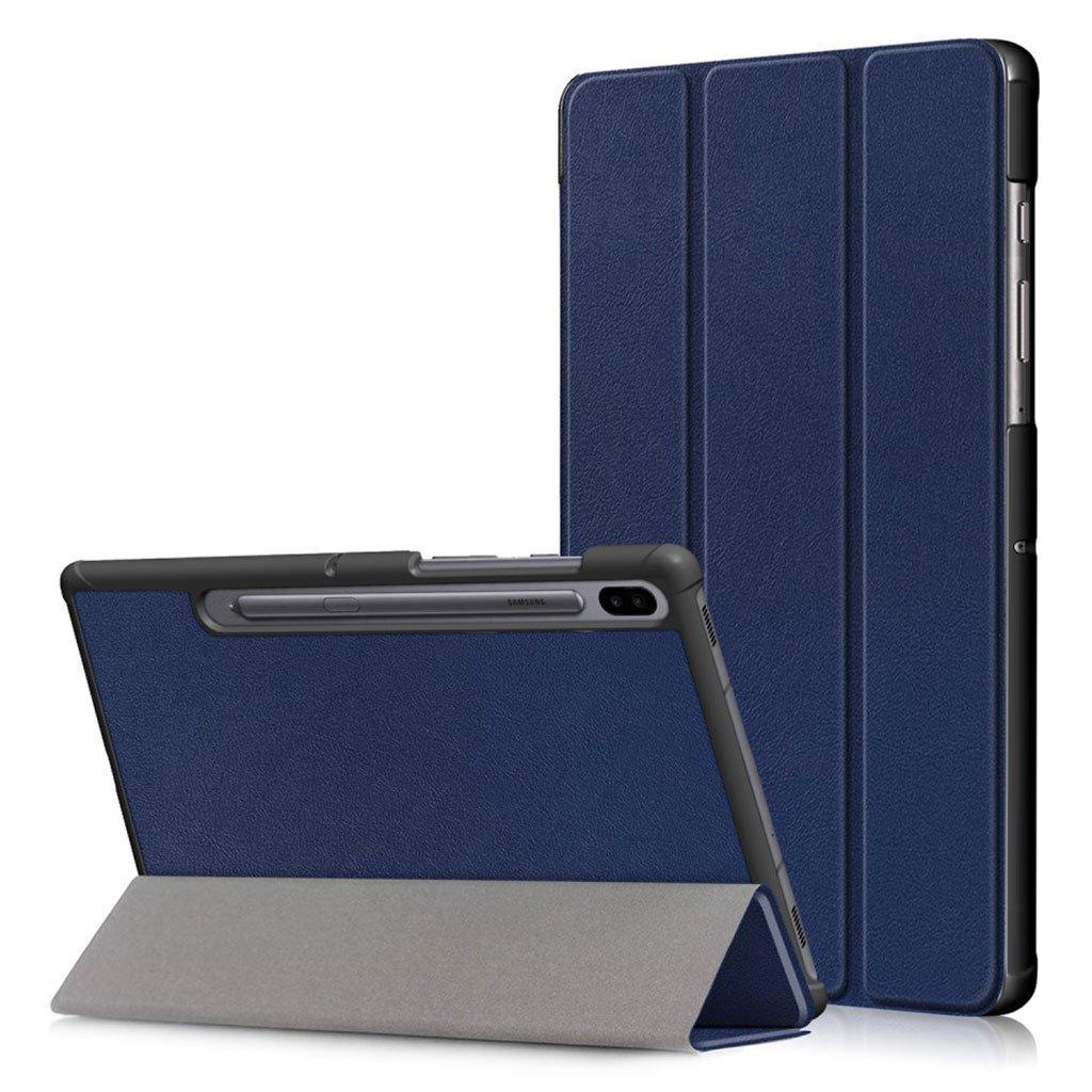 Compatible with Samsung Galaxy Tab S6 Leather Case with Three Flaps - Protective Cover Samsung - Image 1