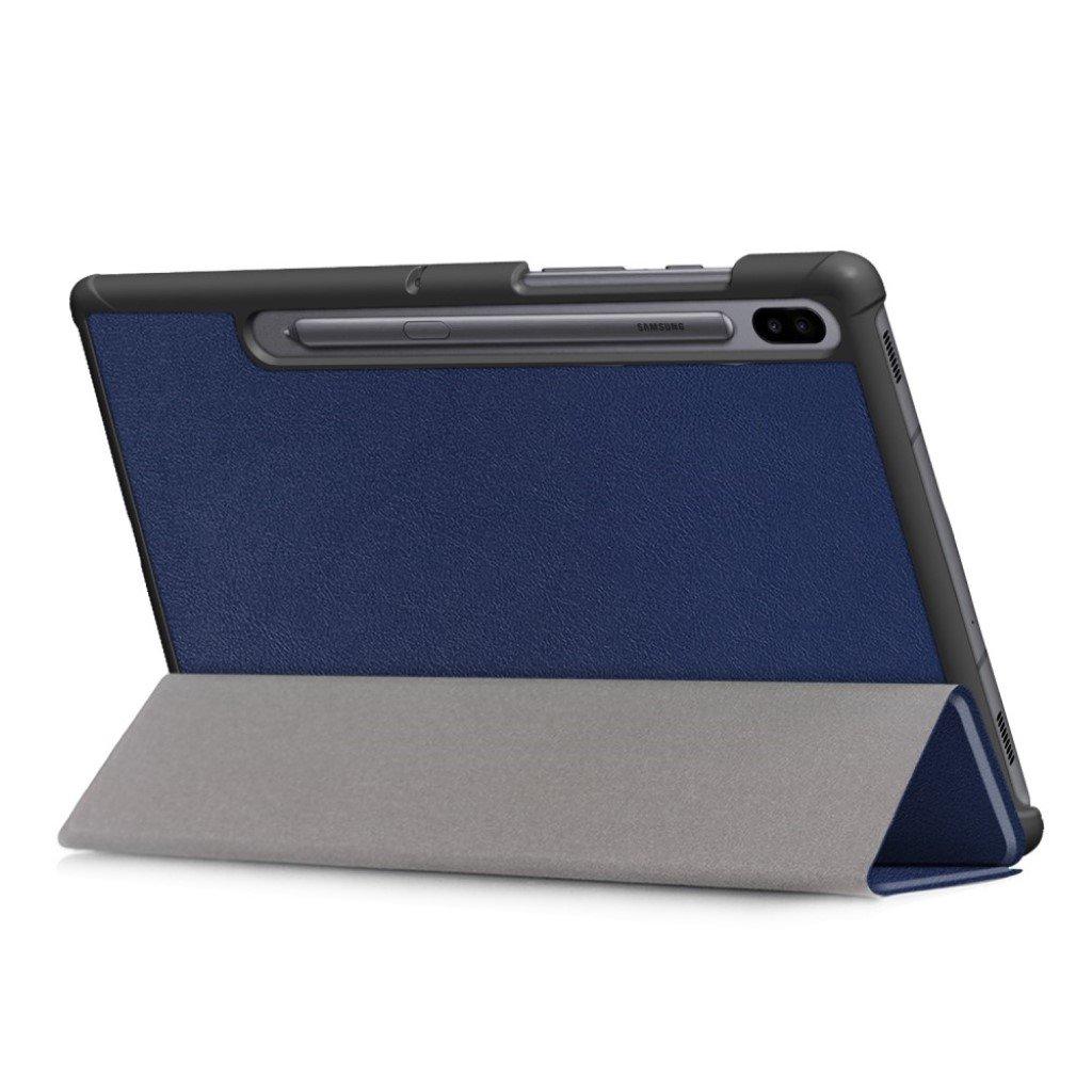 Compatible with Samsung Galaxy Tab S6 Leather Case with Three Flaps - Protective Cover Samsung - Image 3