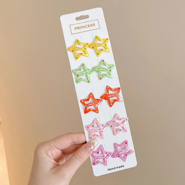 Star Hairpins for Hair, 7-Pack - Image 1