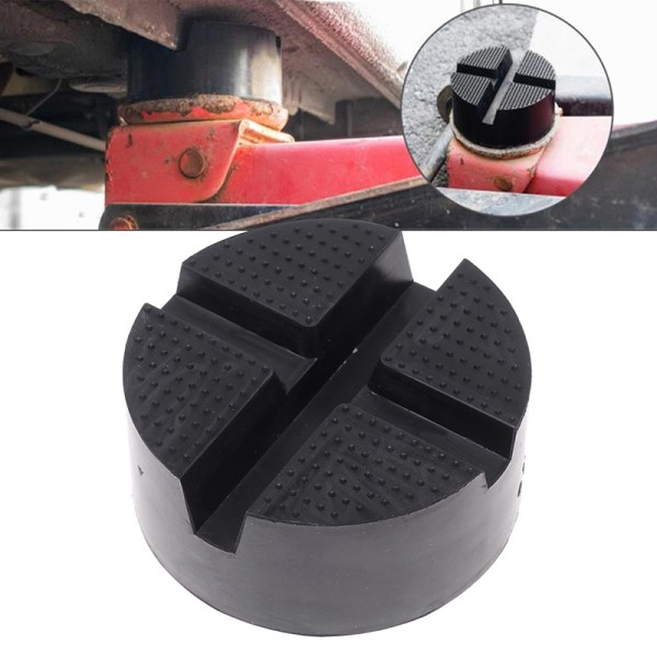 Universal Car X-Slot Rubber Jack Pad Rail Anti-slip DIY - Image 1