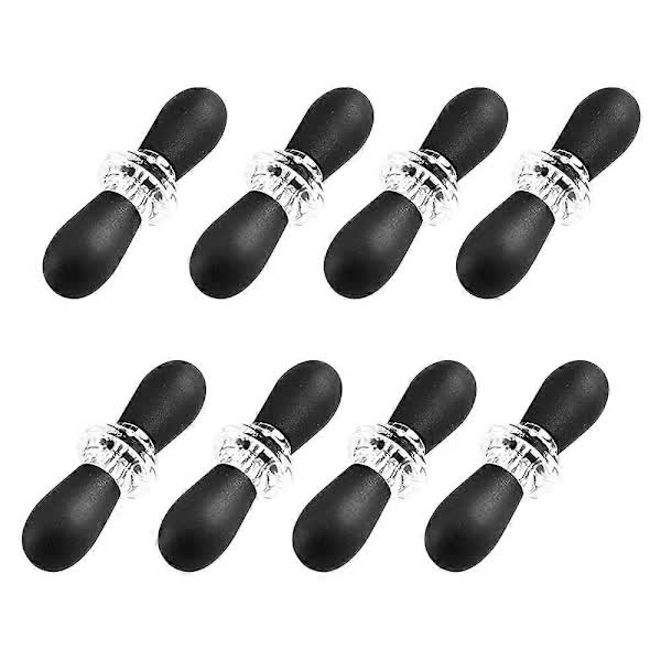 Stainless Steel Corn Forks 8 pcs Small Round Head Black Corn Rack Compatible with Grill Utensils - Image 1