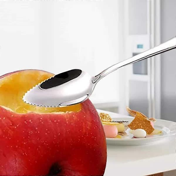 Grapefruit Spoon Set, 6 Stainless Steel Spiked Spoons for Grapefruit - Image 3