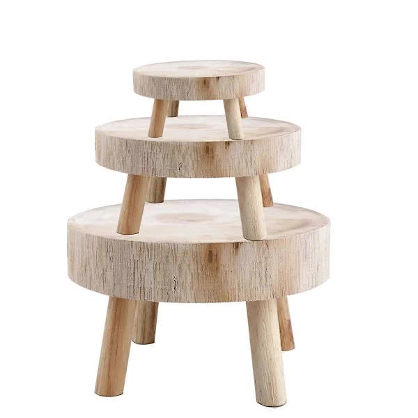 Wooden Plant Stand Bonsai Display Holder Indoor Outdoor Garden Decor - Image 2