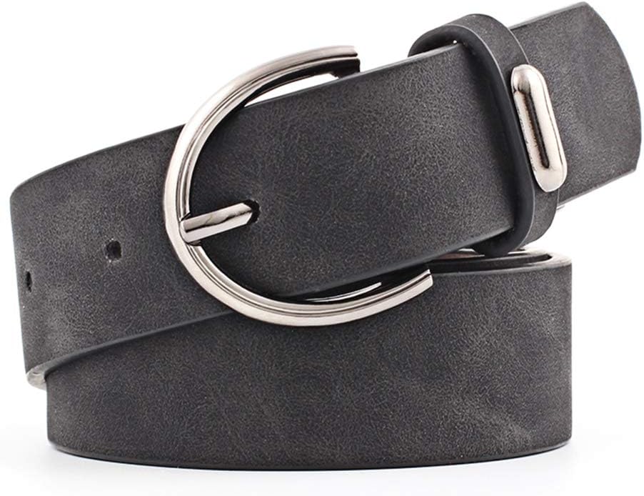 Women Fashion PU Leather Dress & Jeans Waist Belt for Girls and Ladies Classic Buckle - Image 1