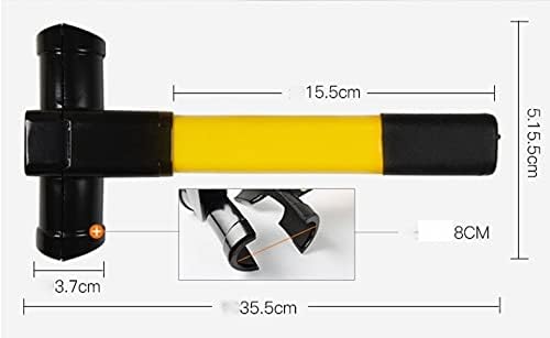 Steering Wheel Lock Strong Heavy Duty Anti-Theft Steering Wheel Lock Anti-Theft Retractable Hook Car Clutch Pedal Lock for Car Truck SUV Van Security with 2 Keys - Image 2