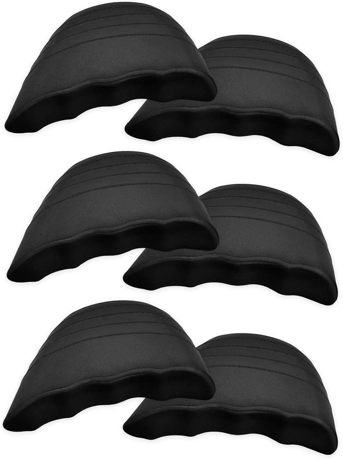 Shoe Filler Insert, Shoe Filler for Shoes Too Big, Toe Cushion Fillers Make Shoes Fit, Shoe Filler for Loose Shoe, Prevent Heel Sliping, One Size Fits Shoe Inserts for Women and Men (Blcak, 3 Pairs) - Image 1