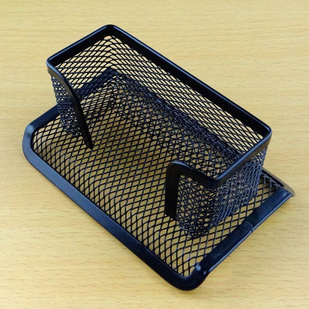 4 Pcs Desktop Mesh Business Card Holder Memo Holder for School Office Desk - Image 4