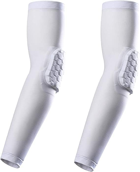Elbow Pads, Basketball Shooter Sleeves, Collision Avoidance Hex Padded Elbow for Volleyball Football Baseball Cycling - Image 4