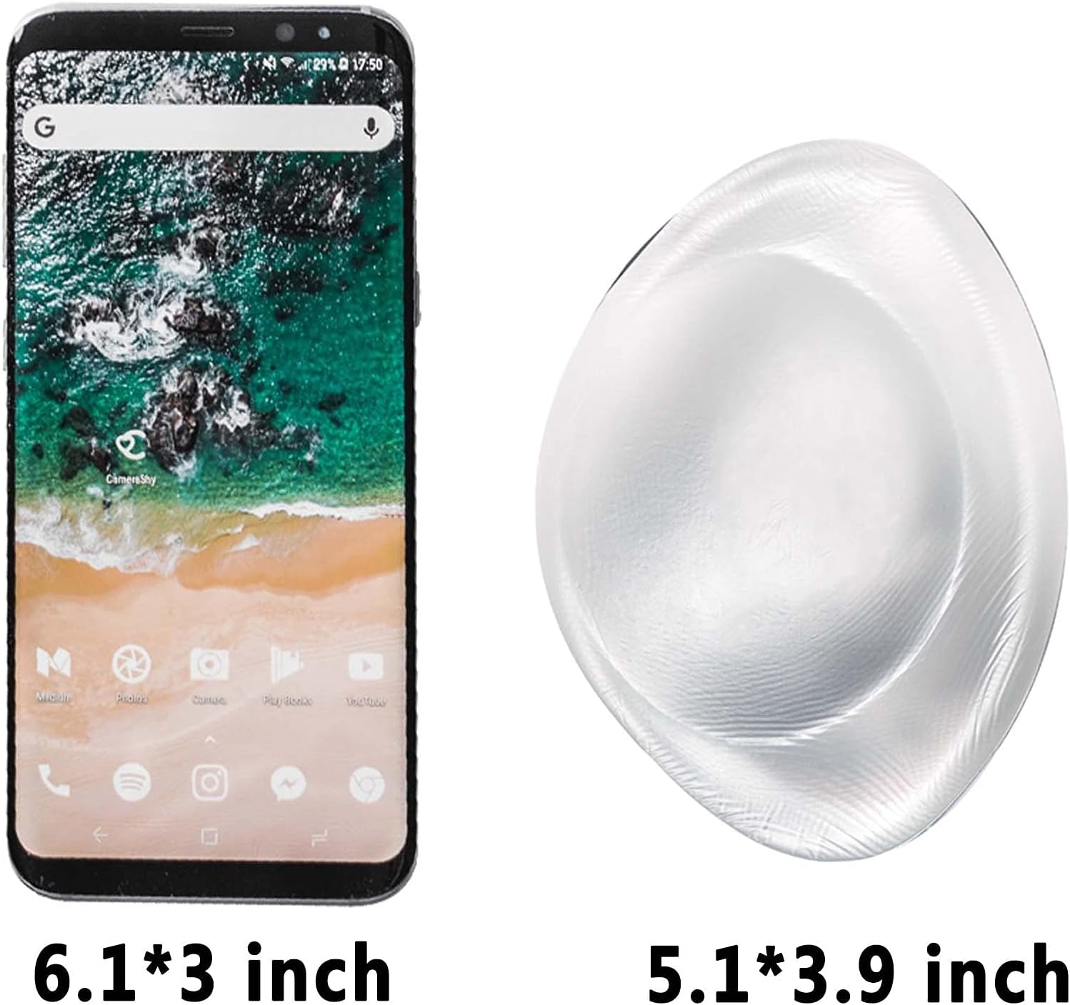 Silicone Bra Inserts, Gel Breast Pads and Enhancers to Add 2 Cup, Suitable for Dresses/Swimsuits, Fit for C-FF Cup - Image 2