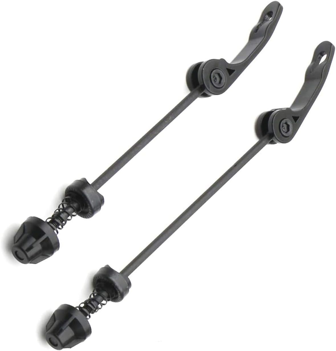Road Mountain Bicycle MTB Wheel Hub Front and Rear Skewers Quick Release Skewer Clip Bolt Lever Axle QR 145/180 mm, a Pair - Image 1