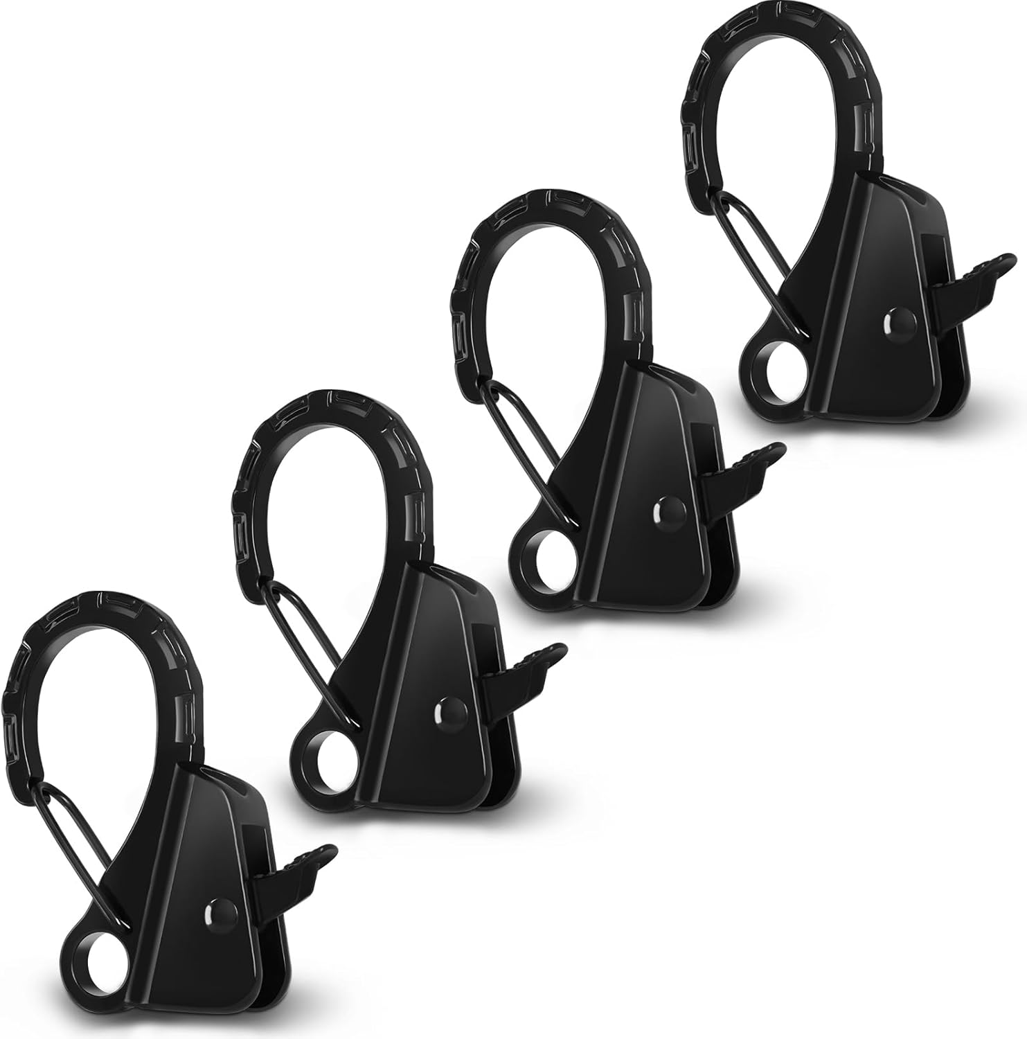 Stainless Steel Boat Fender Clips Boat Fender Quick Release Clip Boat Bumper for Docking, Adjustable Boat Rail Fender Clips for Boats, Boat Bumper Holders Hangers - Image 1