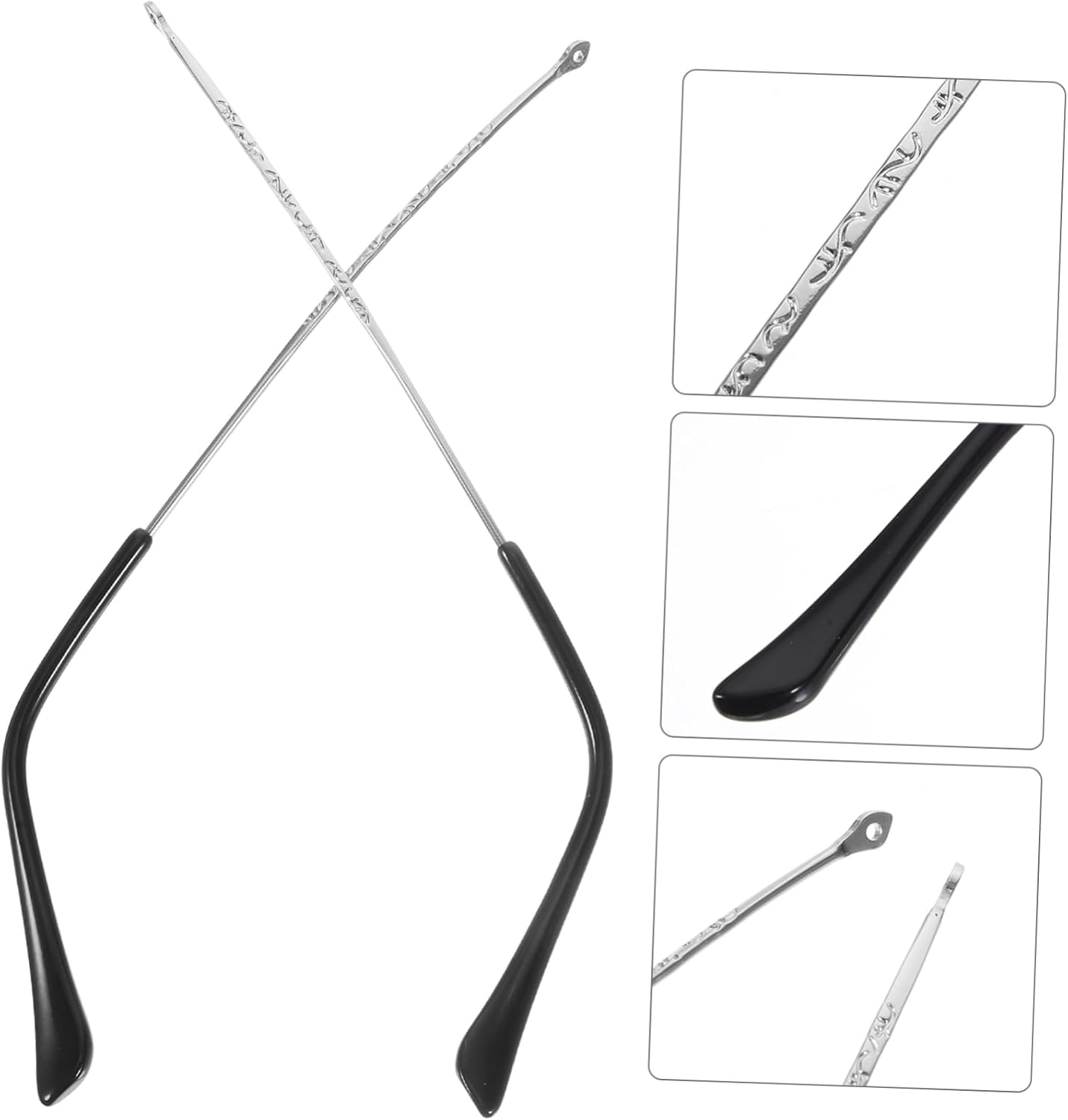 1Pair Eyeglasses Arm Replacement Stylish Repair Parts for Glasses Durable and Comfortable Eyewear Frame Legs Fit for Various Eyeglasses Styles - Image 2